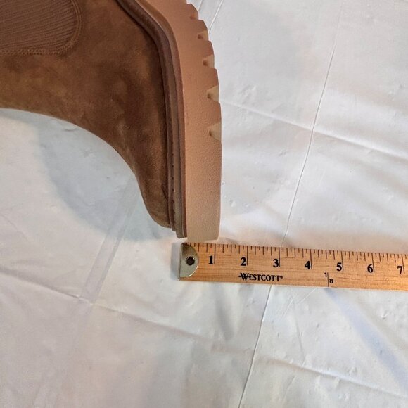 Universal Thread Women’s Memory Foam Tan Kyrie Boots Size 6.5 Faux Suede - Picture 10 of 12